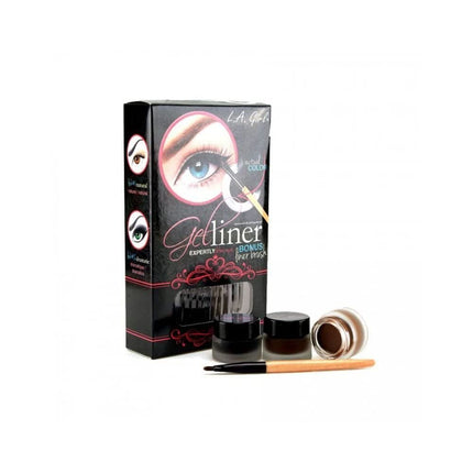 LA Girl Gel Liner Kit - Dark Brown