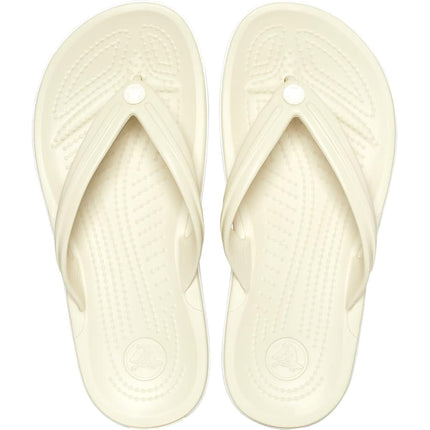Crocs Unisex Crocband Flip Flip Flops, Bone, 8 UK Men/ 9 UK Women