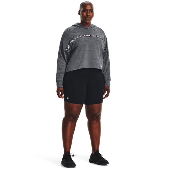 Short cycliste Under Armour Movement pour femme, (001) Noir / / Argent métallisé, XL