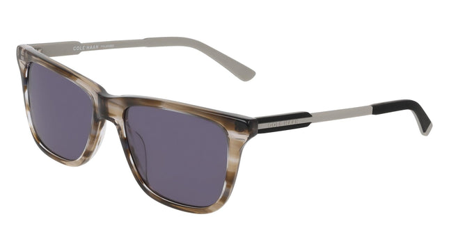 Cole Haan Men's Ch6086 Sunglasses, Smoke Horn, 54/17/145