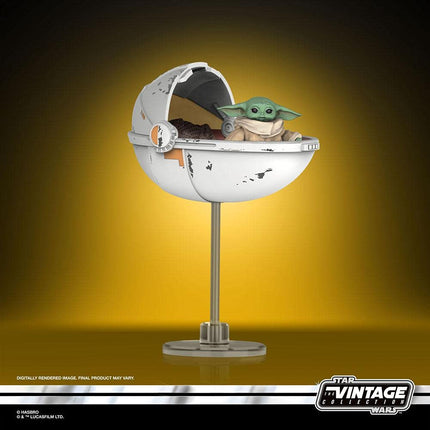 Star Wars The Vintage Collection The Child with Pram Toy, 9,5 cm-Scale The Mandalorian Action Figure, Toys for Kids Ages 4 and Up