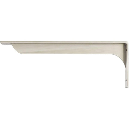 Ekena Millwork BKTM02X18X06EBSS Steel Bracket Embrey, 2"W x 18"D x 6 1/2"H, Stainless Steel