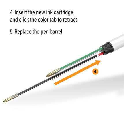 BIC 4 Colours Shine Retractable Ballpoint Pen Black/Blue/Red/Green (Pack of 12