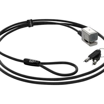 Kensington Keyed Cable Lock for Microsoft Surface Pro and Surface Go, Anti Pick Laptop Computer Lock, Lockable Device Security Tether, Non Invasive Flat Slim Line, 1.8m Carbon Steel Cable (K68134WW)