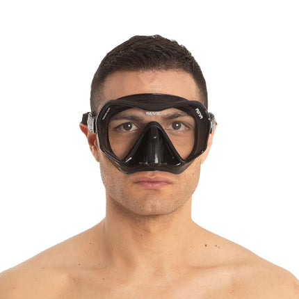 SEAC Ajna, frameless Scuba Diving Mask with wide view, 100% silicone skirt