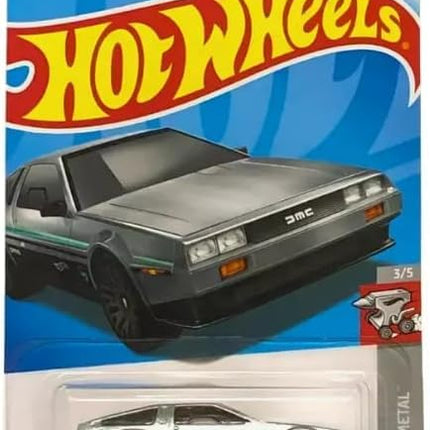 Hot Wheels DMC Delorean Treasure Hunt, HW Rolling Metal 3/5