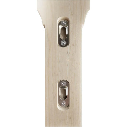 Ekena BKTW02X04X06GORW 2 1/2-Inch Width x 4-Inch Depth x 6-Inch Height Small Gomez Wood Bracket - Rubber Wood