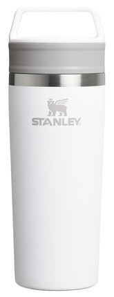 STANLEY Taza de viaje Cafe To Go 16 oz | Tapa antigoteo de dos partes para beber | Vaso para café, té y otras bebidas | Taza de café aislada de acero inoxidable | Sin BPA | Frost