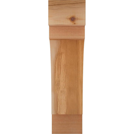 Ekena Millwork BRC04X12X16MRC00RWR 4"W x 12"D x 16"H Merced Rough Sawn Knee Brace, Western Red Cedar
