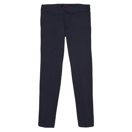 Pantalón de pierna recta French Toast para niña, azul marino, 11