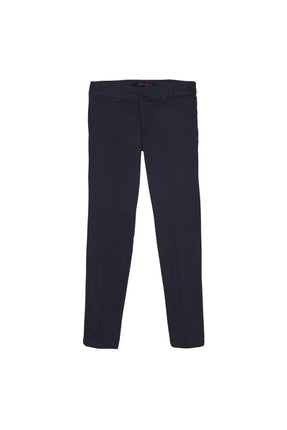 French Toast Girls' Straight Leg Pant, Navy, 20 Pl