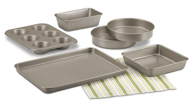 Ensemble de moules à pâtisserie classiques Cuisinart 6 pièces, couleur champagne