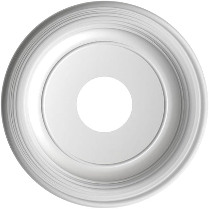Ekena Millwork CMP13TRGLG - Traditional Thermoformed PVC Roof Medallion Fits Awnings up to 7.13" OD x 3 1/2" ID x 1 1/4" D