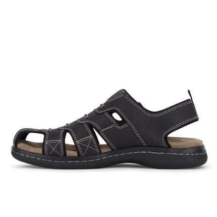 Dockers Men's Searose Fisherman Sandal, Black, 12 UK