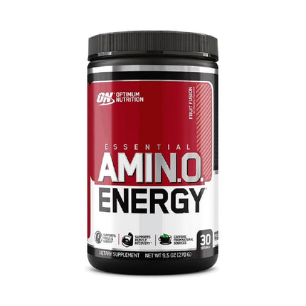 OPTIMUM NUTRITION Amino Energy Powder, Fruit Fusion, 270g, 30 Servings