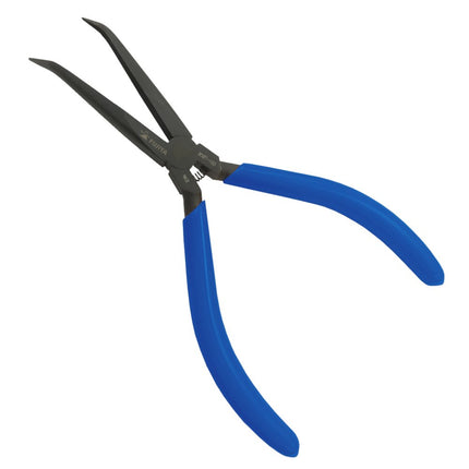 Fujiya 303T-150 Tweezer Pliers (Bent Type), 5.9 in