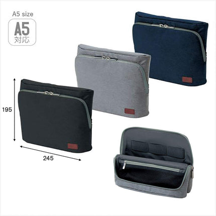 Sonic Utlim SMA Sta Wide A5 Stand-up Pen Tablet Case Gray