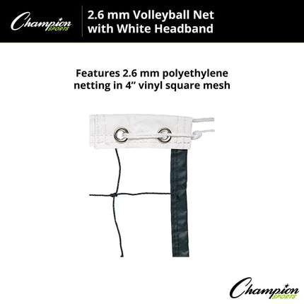 Mallas de voleibol trenzadas Champion Sports
