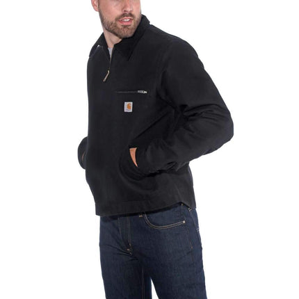 Carhartt Men's Relaxed Fit Duck Blanket Lined Detroit Jacket, Black, XL