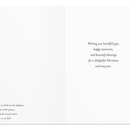 DaySpring - Black and White Christmas Classics - 60 Bulk Christmas Boxed Cards and Envelopes (U1347)