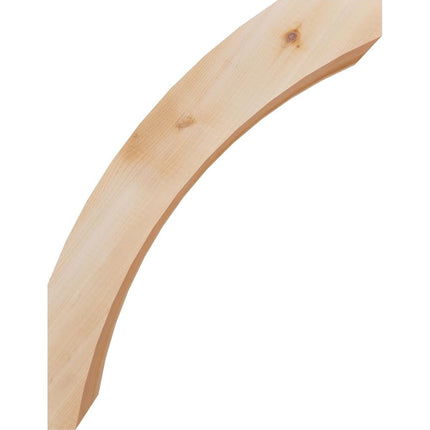 Ekena Millwork BRC04X14X18THR00SWR 3 1/2"W x 14"D x 18"H Thorton Smooth Knee Brace, Western Red Cedar