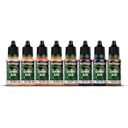 Acrylicos Vallejo "Face Painting" Game Air,17 ml (Pack of 8)
