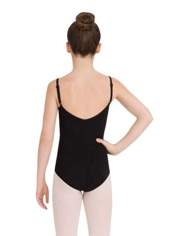 Capezio Camisole Leotard With Adjustable Straps - Girls, Black, Large