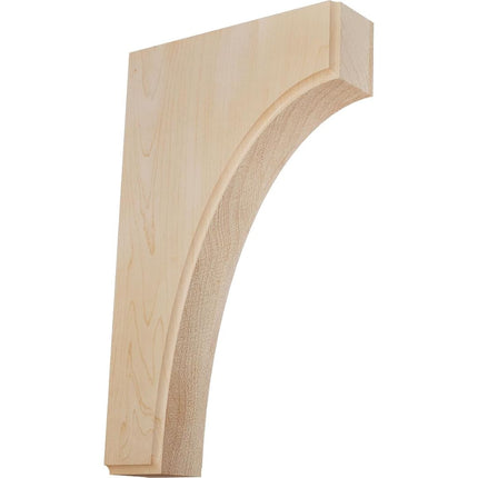 Ekena BKTW02X08X10CVMA 1 3/4" W x 8" D x 10" H Clarksville Bracket, Maple