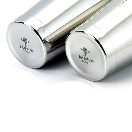 Barfly Cocktail Tin, Set (18 oz and 28 oz), Stainless Steel, Double Heavy Gauge