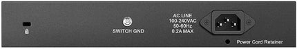 D-Link DGS-1016D 16-Port Green Ethernet Copper Gigabit Switch, Hub, Internet Splitter, Metal, Fanless, Plug and Play - UK Model, black DGS-1016D