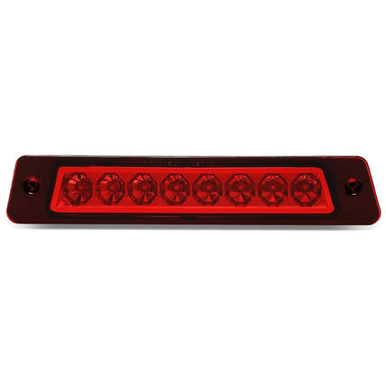 DNA MOTORING 3BL-FM87-LED-BK-SM Black Housing LED Third Tail Brake Light [Compatible with 1987-1993 Ford Mustang LX Hatchback with OEM Spoiler]
