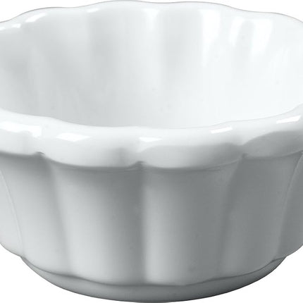 Carlisle FoodService Products Ramequins en plastique, coupelle à sauce pour la restauration, la cuisine, les restaurants, 95 ml, blanc (lot de 48)
