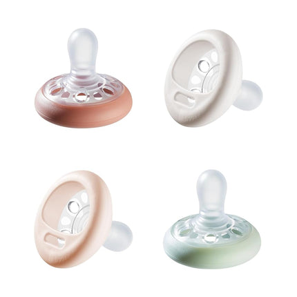 Tommee Tippee Breast-Like Soothers, 0-6m, 4 Pack, 