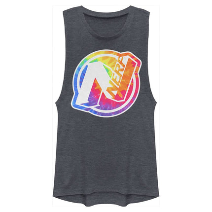 Hasbro Women's Tie Dye Logo T-Shirt, Denim Blue He