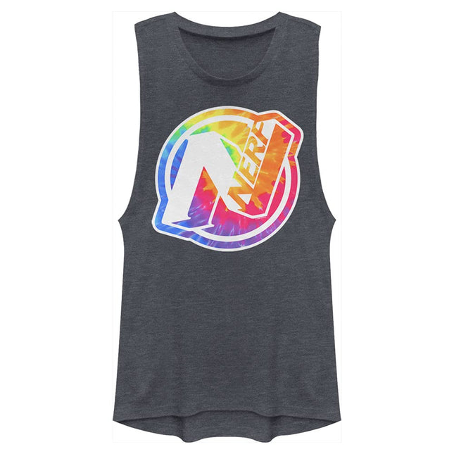Hasbro Women's Tie Dye Logo T-Shirt, Denim Blue He