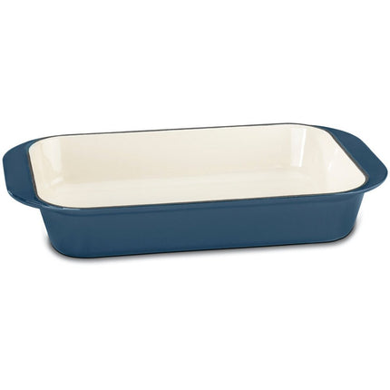 Cuisinart Cast Iron Roasting/Lasagna Pan, 14", Enameled Provencial Blue