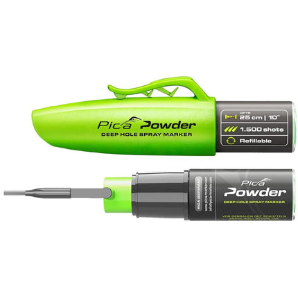 Pica Powder Spray Marker 2020 Green I Drill & Deep