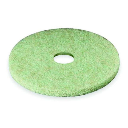 Tampon de nettoyage de sol 3M - 14 po - Vert Topline 5000 - 5 tampons par caisse