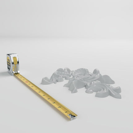 Ekena ONL09X11X01AT 9 1/4" W x 11 3/4" H x 1 1/8" P Attica Drop Onlay, Primed