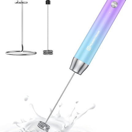 Maestri House Rechargeable Milk Frother with Stand