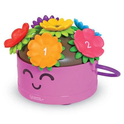 Learning Resources Poppy the Count & Stack Flower Pot, Ages 18+ Months, Fine Motor Skills, Counting and Stacking, Preschool Learning Toy for Toddlers