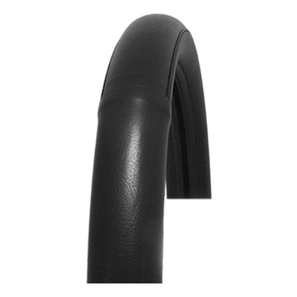 GG Grand General 54005 Funda de lujo negra para volante de 18", negra con costuras negras