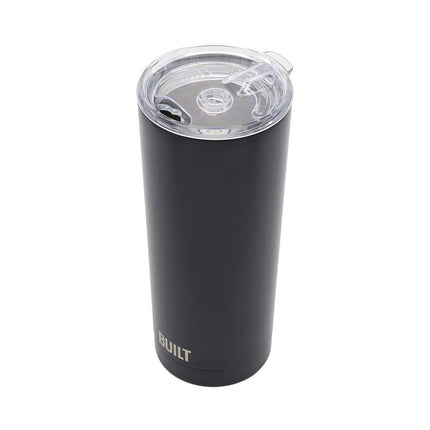 BUILT Beast Double Walled Stainless Steel Tumbler, 20-Ounces, Black