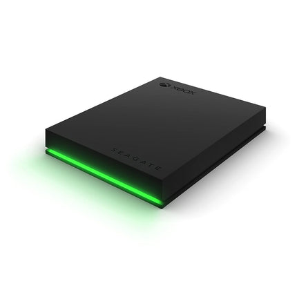 Seagate Game Drive for Xbox, 2TB, External Hard Drive Portable, USB 3.2 Gen 1, Black with built-in green LED bar, Xbox Certified, 3 year Rescue Services (STKX2000400)