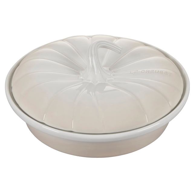 Le Creuset Stoneware Figural Pumpkin Baker with Li