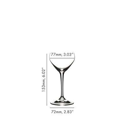 RIEDEL Drink Specific Glassware Nick & Nora Cocktail Glass