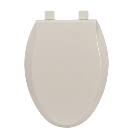 GarveeTech Toilet Seat with Toddler Seat Built in, Elongated Toilet Seat for Potty Training, Fits Both Adults and Children, Slow Close and Magnetic Closure-Ideal for Family Bathroom(Elongated Almond)