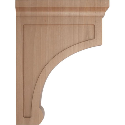 Ekena BKTW02X06X08GOCH 2 1/2-Inch Width x 6-Inch Depth x 8-Inch Height Medium Gomez Wood Bracket - Cherry