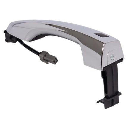 TRQ Front Right Exterior Door Handle Chrome Passenger Side Compatible with 2015-2020 Hyundai Tucson