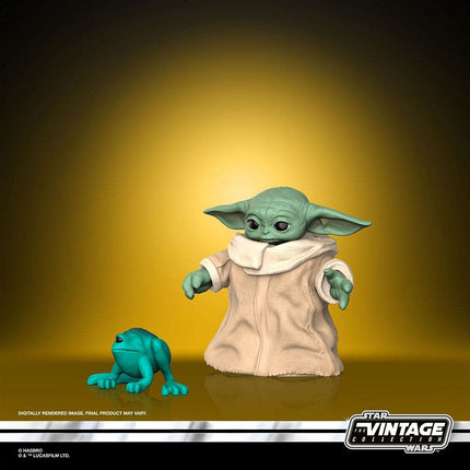 Star Wars The Vintage Collection The Child with Pram Toy, 9,5 cm-Scale The Mandalorian Action Figure, Toys for Kids Ages 4 and Up